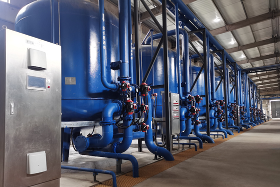 satın al Quartz Kumlu Endüstriyel Su Filtrasyon Aygıtları Kimya ve Gıda Endüstrisi için Çevrimiçi üretim