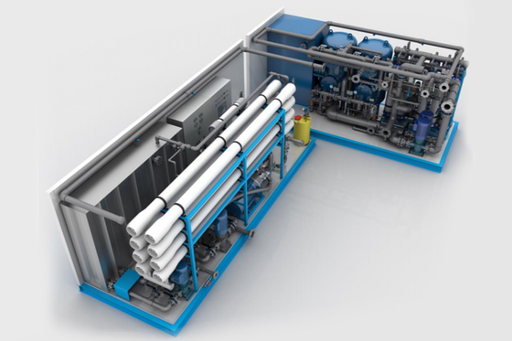 satın al Skid Tasarımı Akıllı Kontrol Sistemiyle Deniz Suyu 99% Deniz Suyu Denizleme RO Sistemi Çevrimiçi üretim